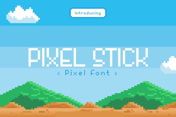 A Pixel Display Typeface for Bold Editorial Design