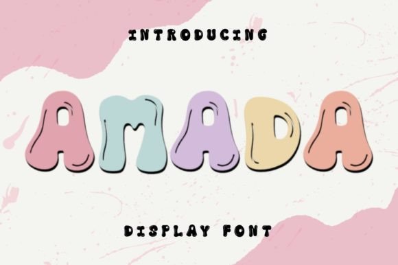Amada Font: A Cute Display Typeface for Small Businesses