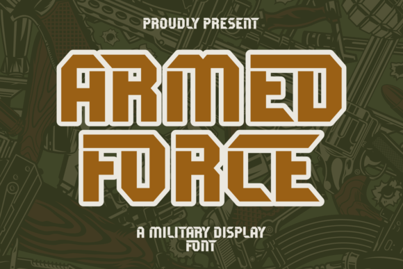 Armed Force: A Bold Display Font for Military-Inspired Web Design