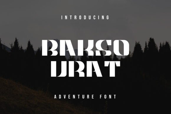 Bakso Urat: The Bold Display Font for Campaigns That Pop