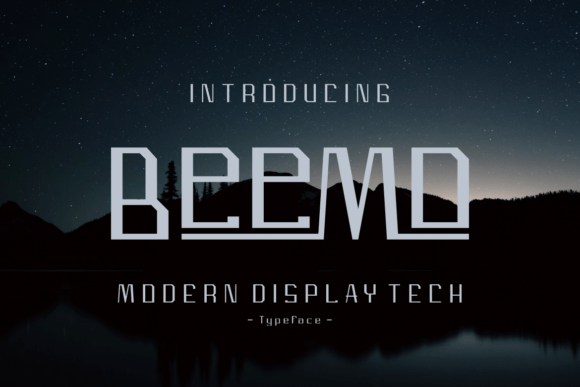Beemo: A Modern Display Typeface for Bold Editorial Design