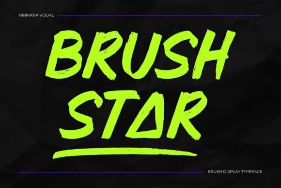Brush Star Font Brings Warmth to Editorial Layouts