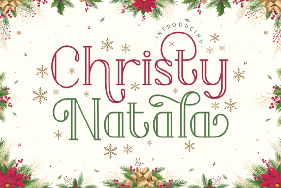 Christy Natala: A Sweet Display Font for Memorable Brands