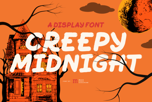 Creepy Midnight: A Spooky Display Font for Web Design