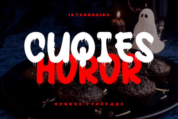 Cuqies Horor: A Drippy Display Font for Editorial Impact