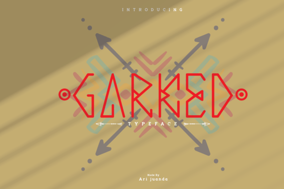 Garked: A Display Font for Nordic-Inspired Editorial Design
