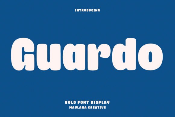 Guardo: A Bubbly Display Typeface for Web Design