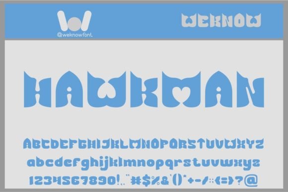 Hawkman Font: A Quirky Typeface for Joyful Web Design