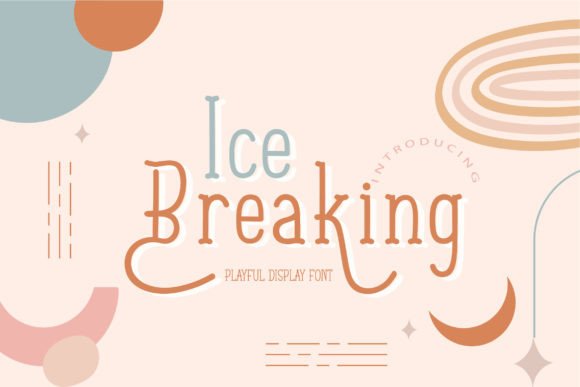 Ice Breaking: A Modern Serif Display Typeface for Web Design