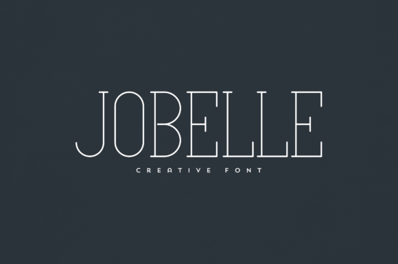 Jobelle Typeface: A Versatile Display Font for Small Business Branding