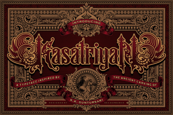 Kasatriyan: A Royal Javanese Blackletter Font for Makers
