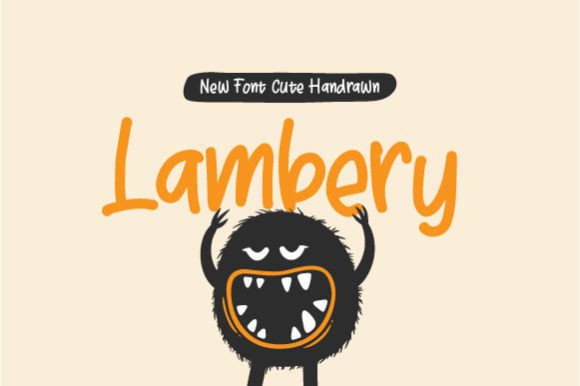 Lambery: A Playful Handwritten Font for Campaign Creators