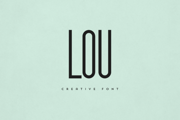 Lou: A Versatile Display Font for Elegant Branding