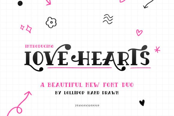 Love Hearts: A Playful Display Font Worth Trying