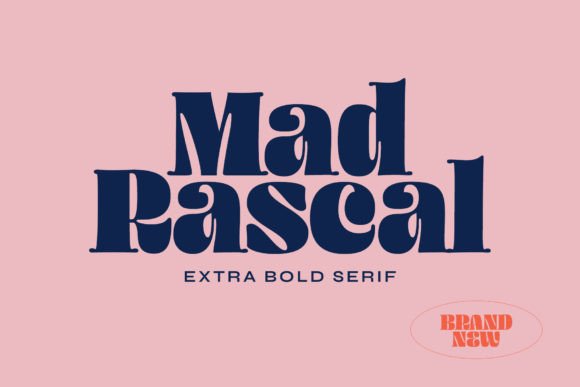 Mad Rascal: A Display Typeface for Bold Editorial Design