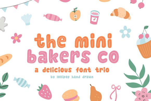 Mini Bakers Co: A Playful Display Font for Branding