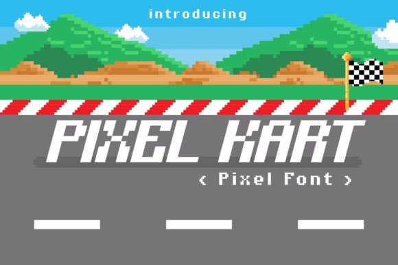 Pixel Kart: The Retro Display Font for Digital Campaigns