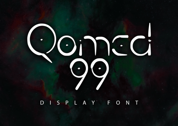 Qomed 99: A Space-Inspired Display Font for Modern Publishing
