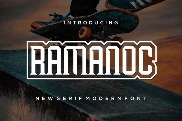 Ramanoc: A Modern Display Font for Digital Branding