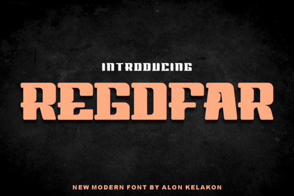 Regofar Display Font Brings Bold Personality to Handmade Labels and Creative Shops