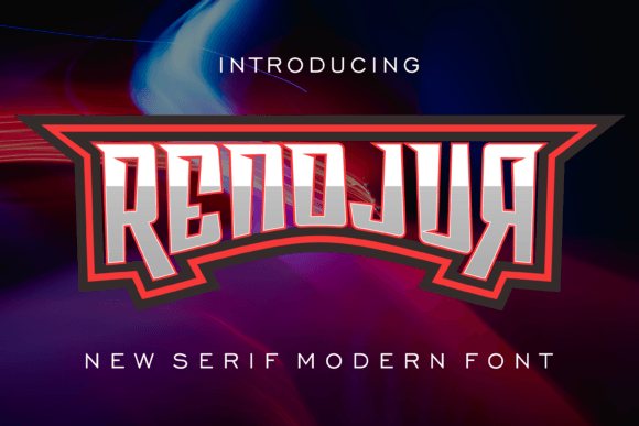 Renojur: A Display Font That Commands Attention in Marketing