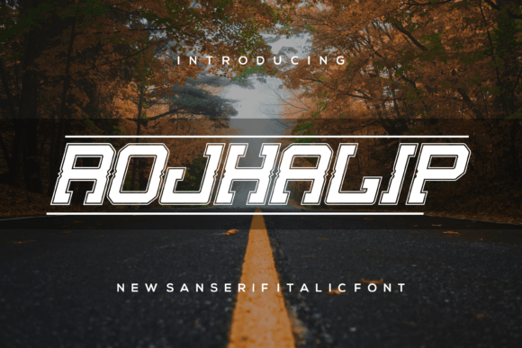 Rojhalip: A Cool Modern Display Font for Standout Branding