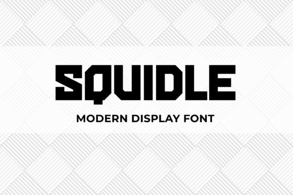 Squidle Display Font for Bold Campaign Visuals
